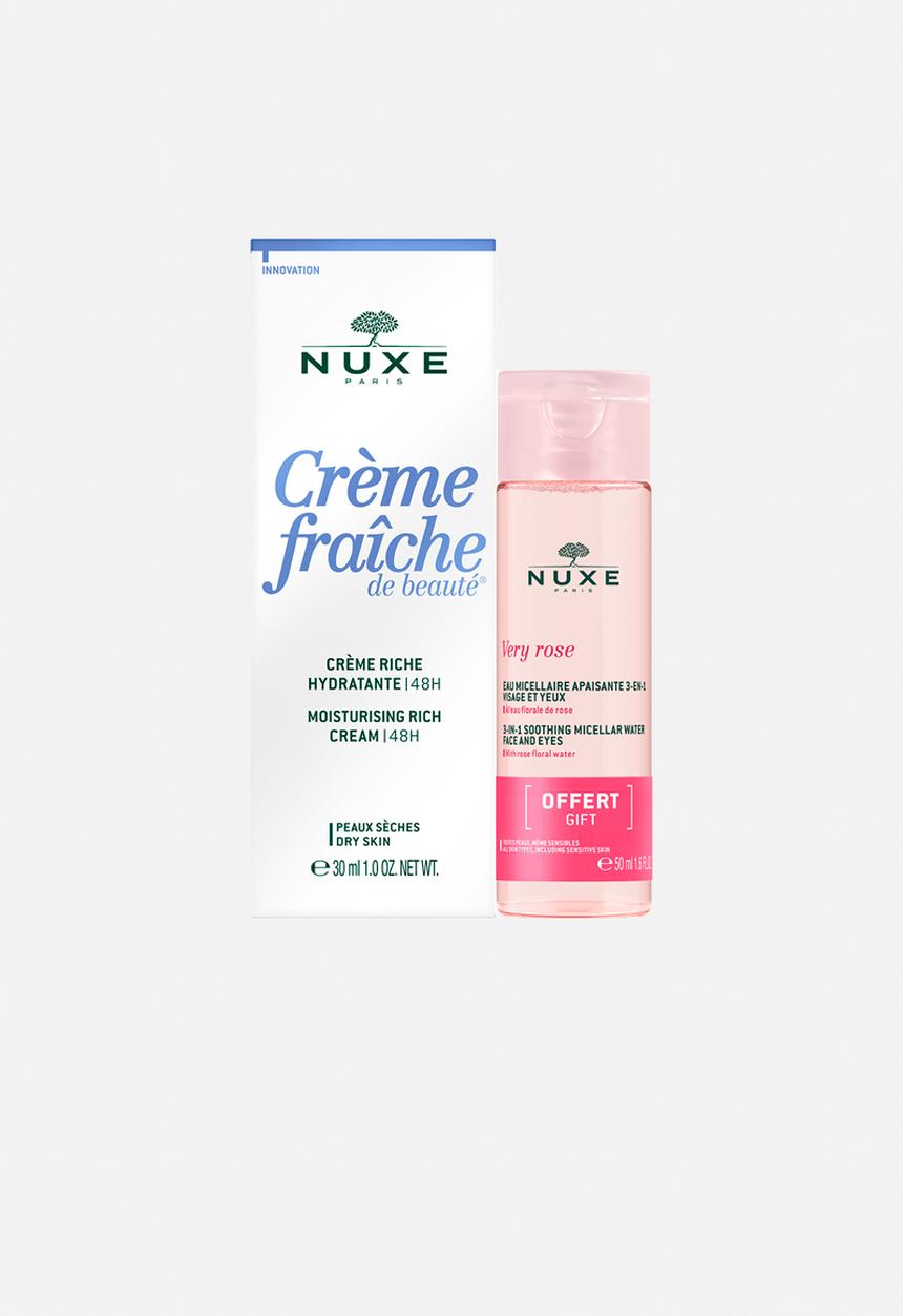 NUXE - Crème Fraiche Rich Cream + Very Rose Micellar Water