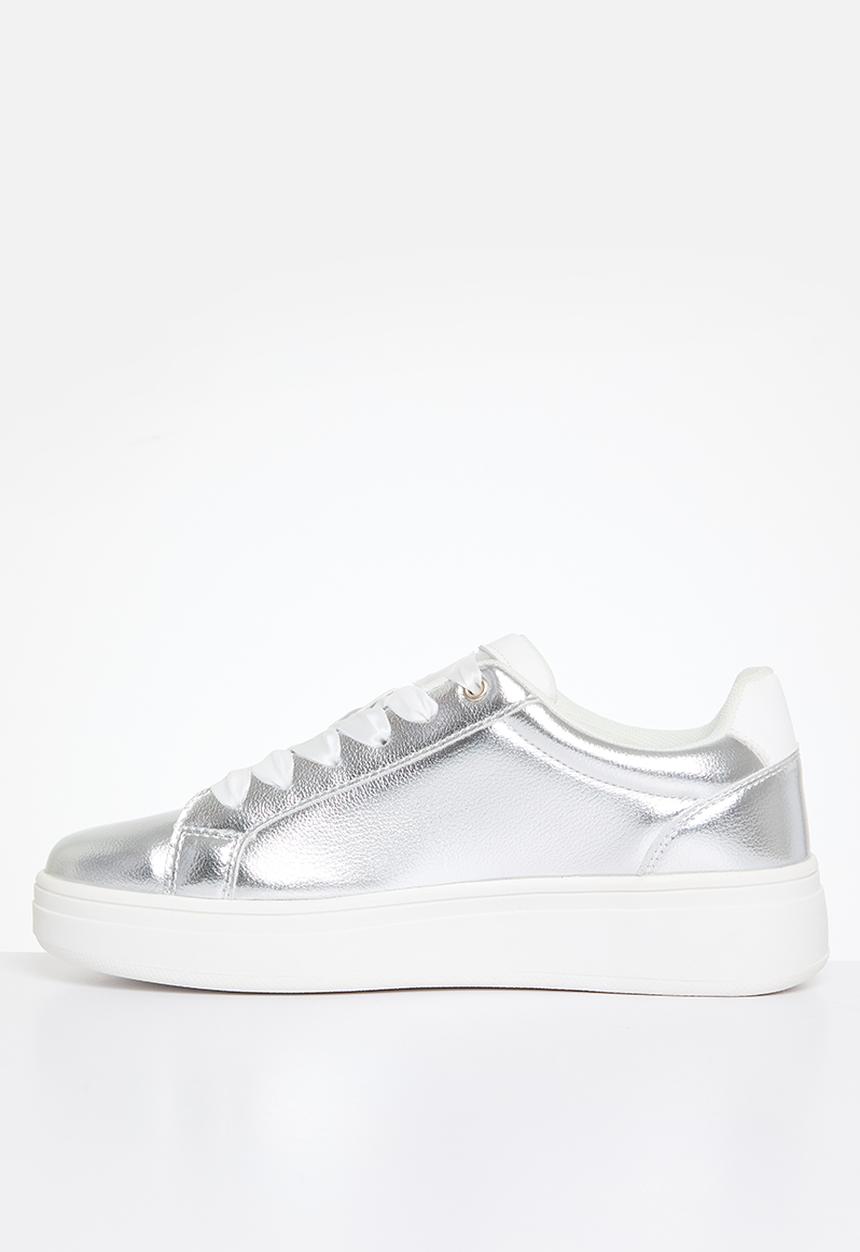 SISSY BOY - Metallic time sneaker - silver