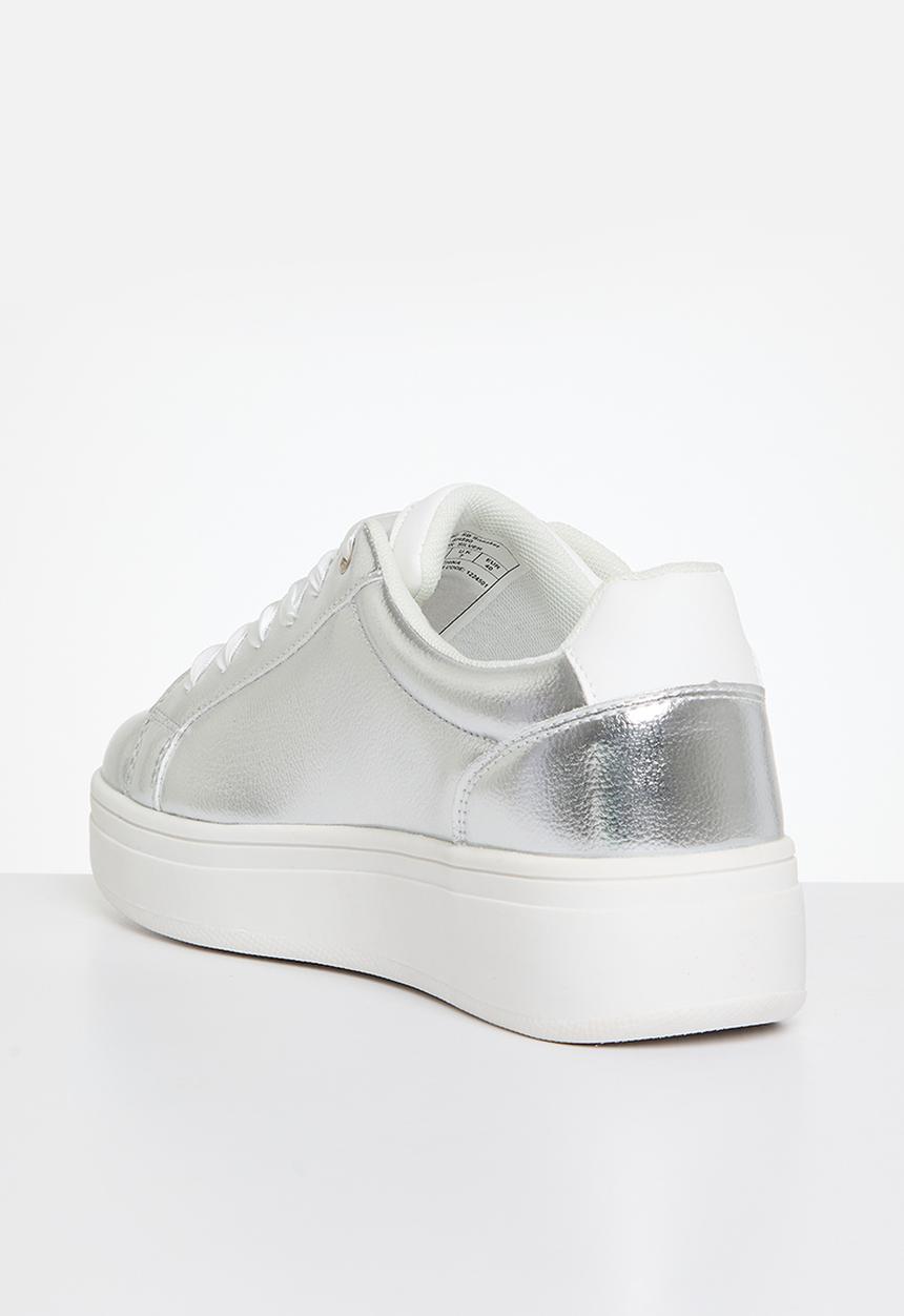 SISSY BOY - Metallic time sneaker - silver