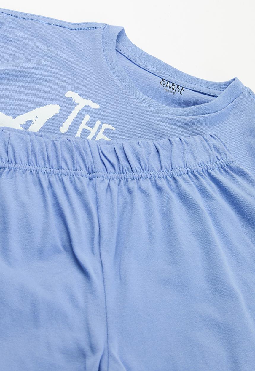 Rebel Republic - Summer pj set- faded denim