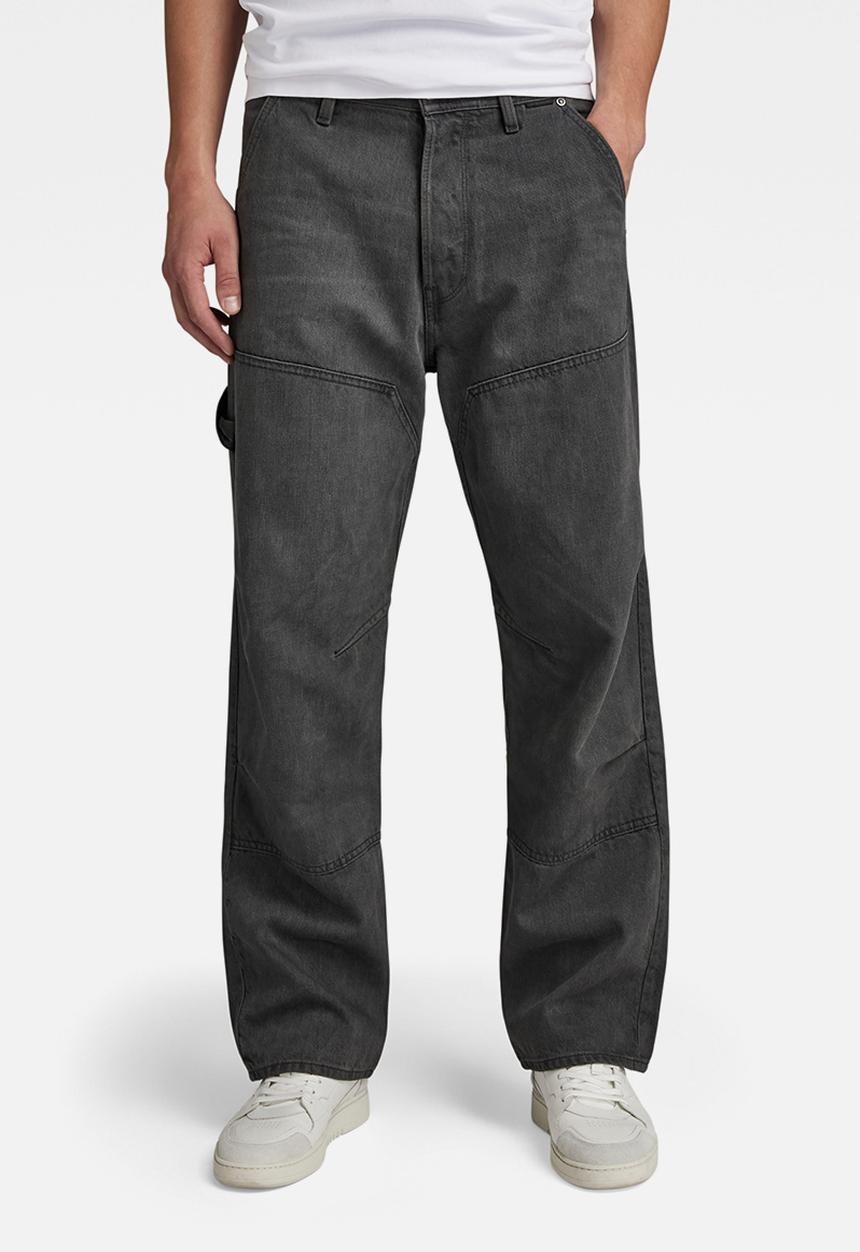 G-STAR - Carpenter 3D Loose Universe black denim - faded black ink