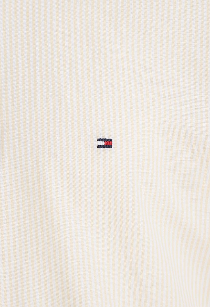 Tommy Hilfiger - 1985 Flex oxford stripe rf shirt  - yellow