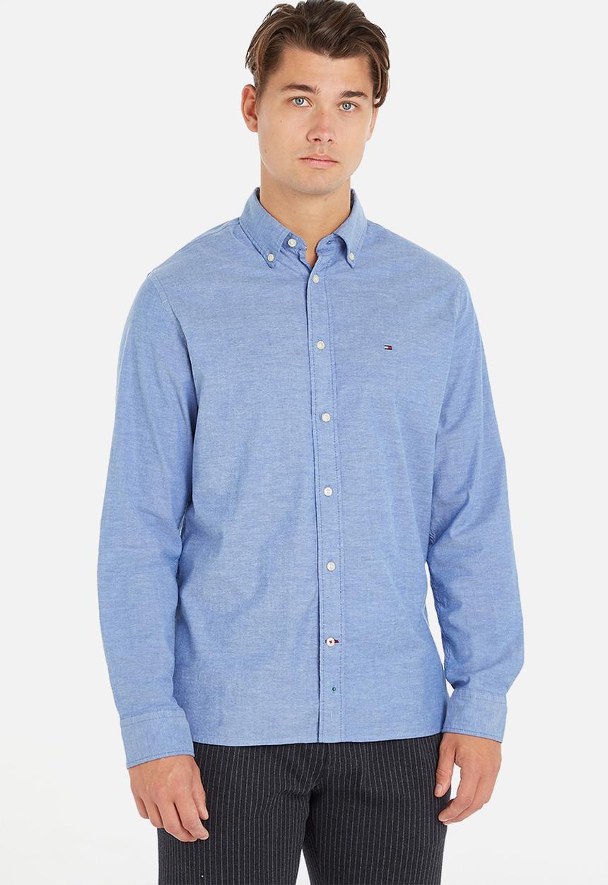 Tommy Hilfiger - 1985 Flex oxford rf shirt - blue