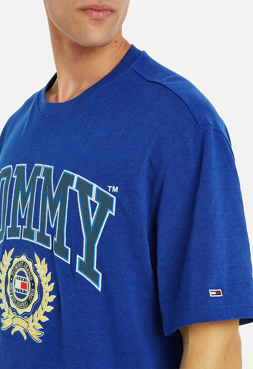 Tommy Hilfiger - Tjm sktr college rwb tee - blue