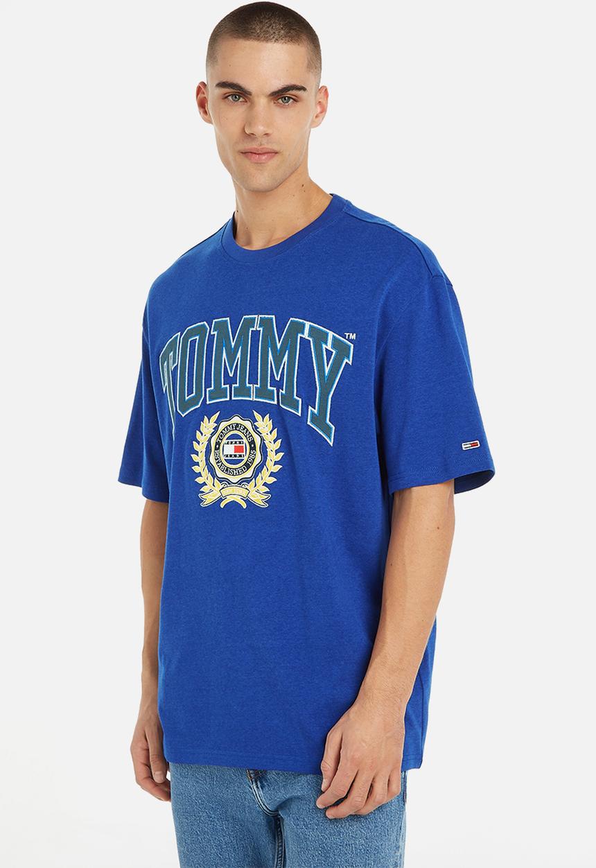 Tommy Hilfiger - Tjm sktr college rwb tee - blue