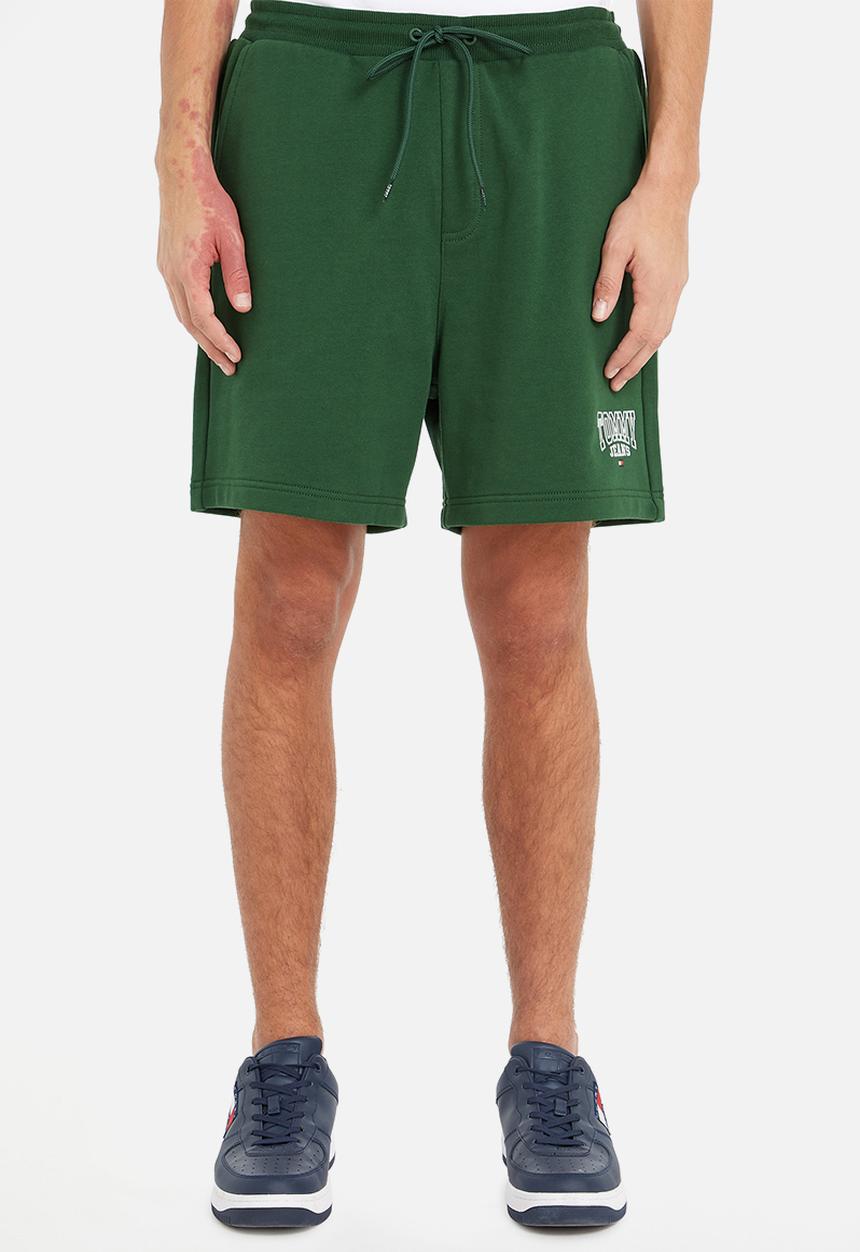 Tommy Hilfiger - Logo Drawstring Terry Shorts - green