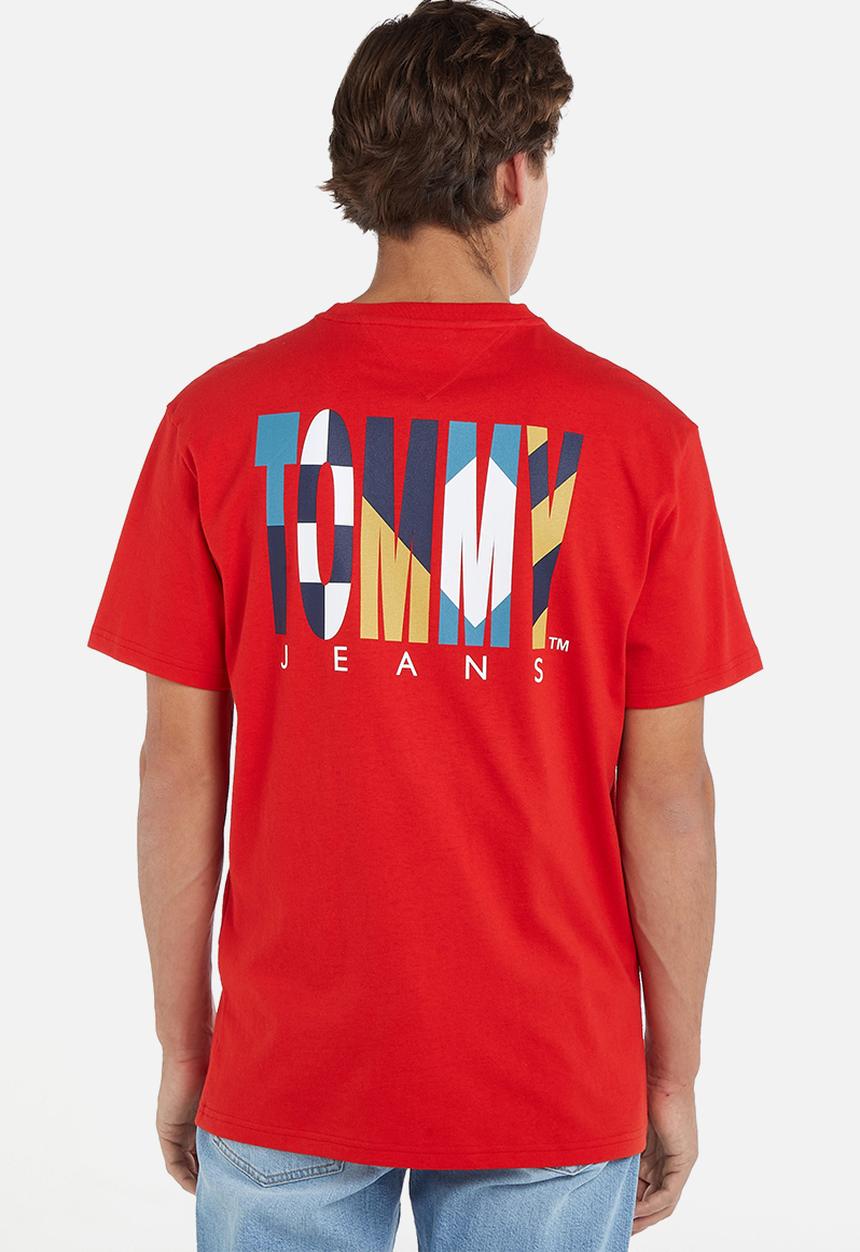 Tommy Hilfiger - Tjm classic tj archive tee - red