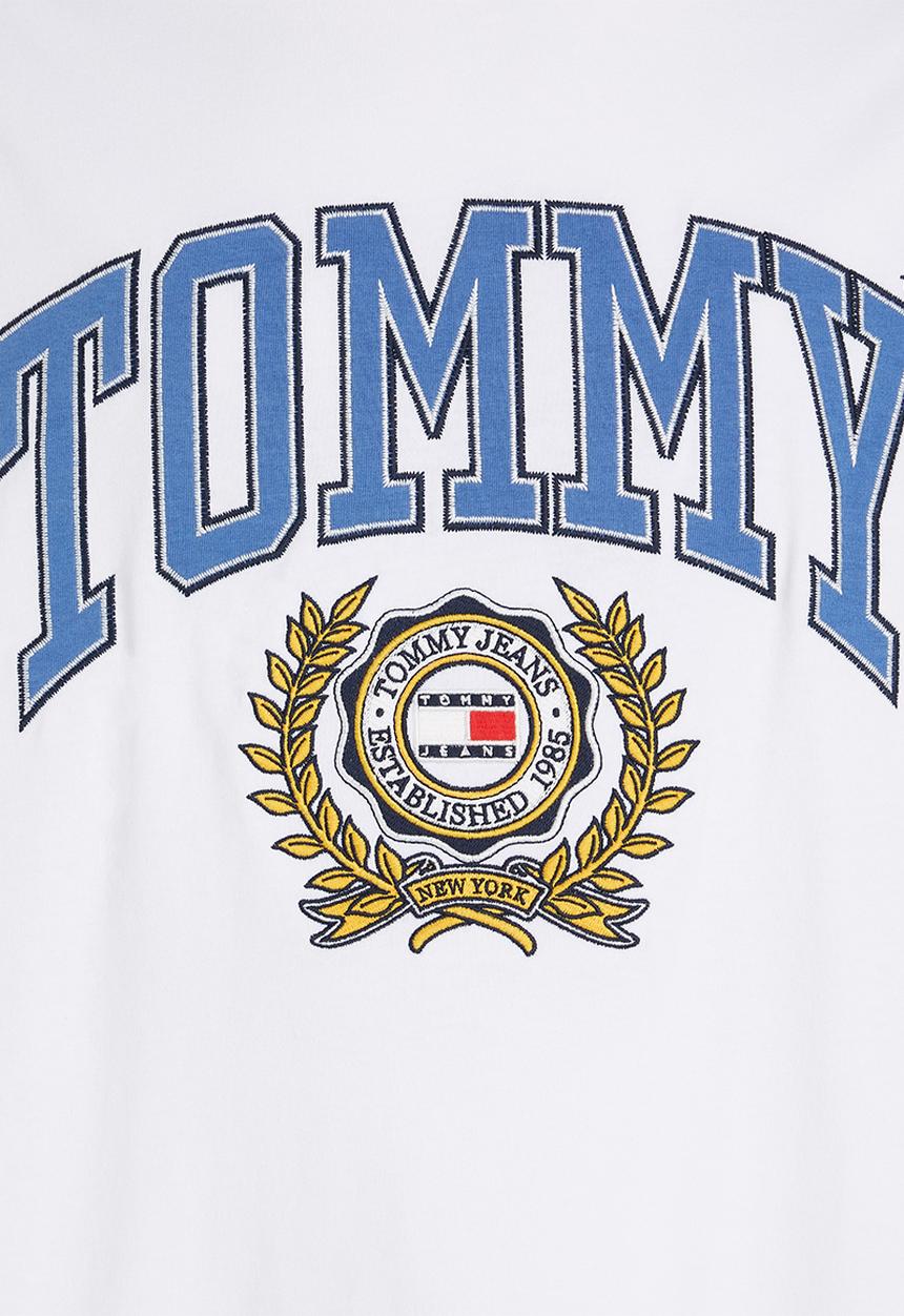 Tommy Hilfiger - Tjm sktr college rwb tee  - white