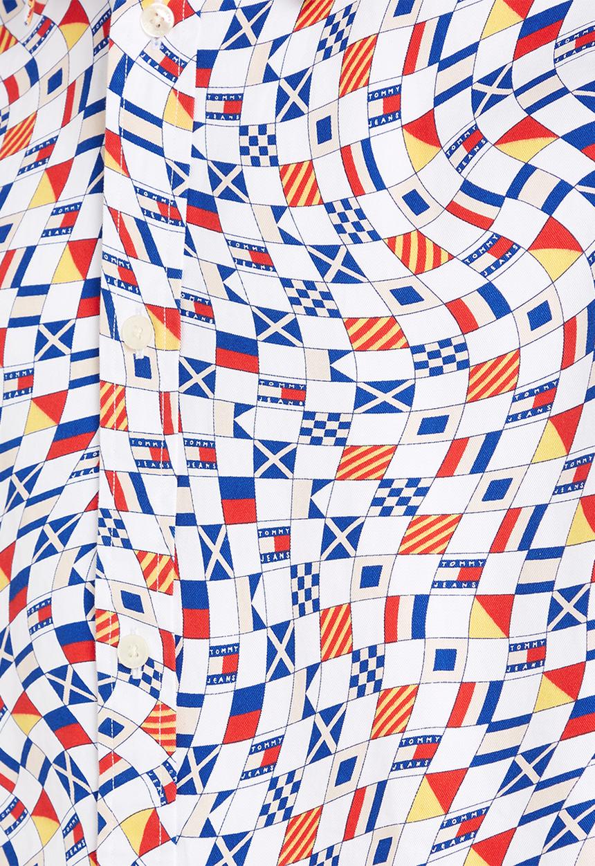 Tommy Hilfiger - Tjm ovz archive aop shirt - white
