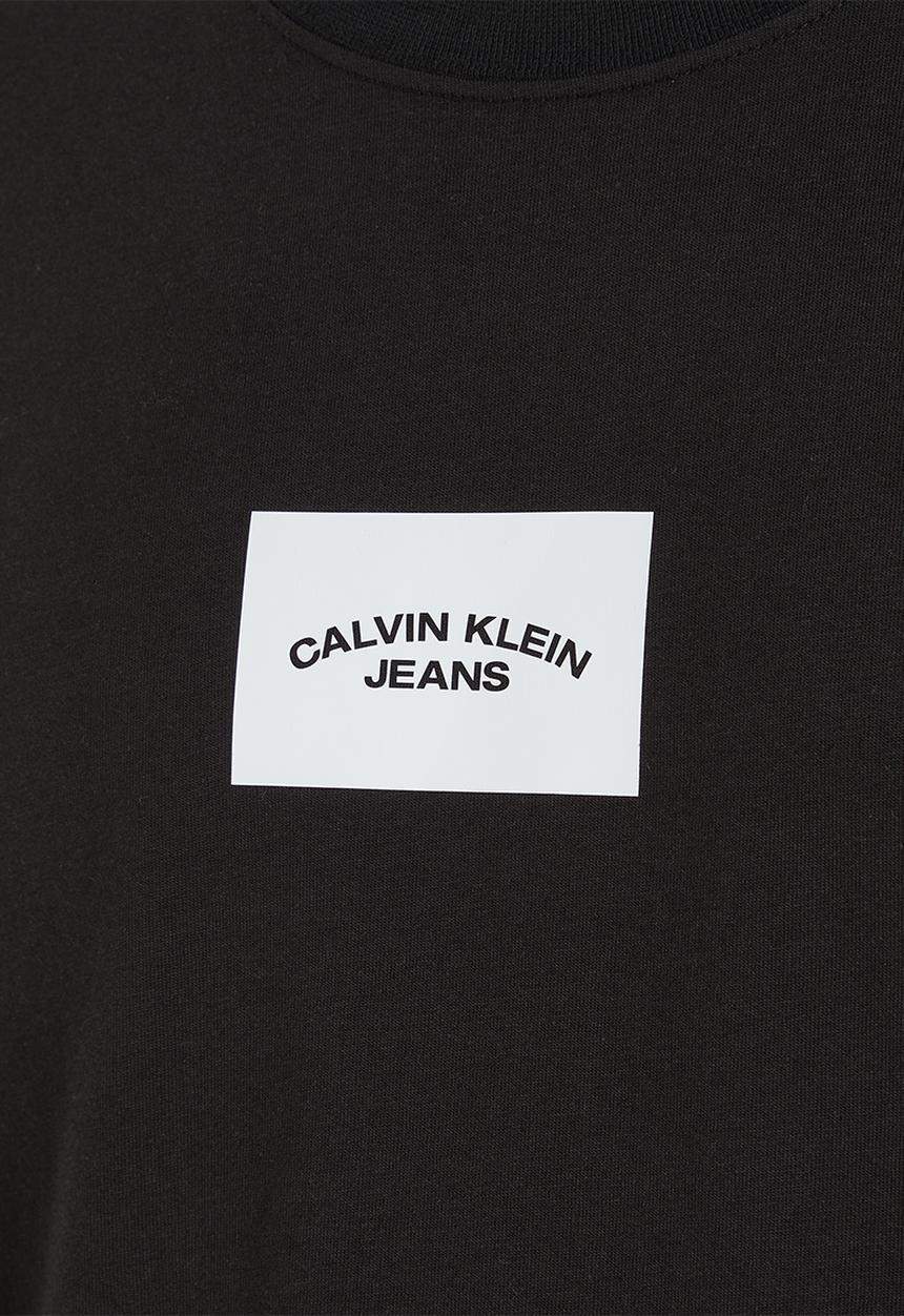 Calvin Klein - Small center box tee - ck black