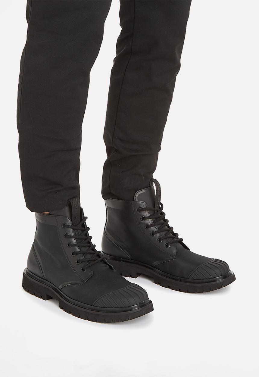 Calvin Klein - Eva laceup boot mid ny - triple black