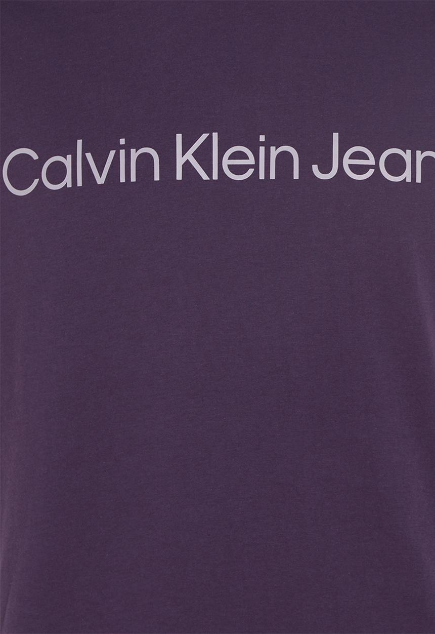 Calvin Klein - Institutional logo slim tee - purple velvet