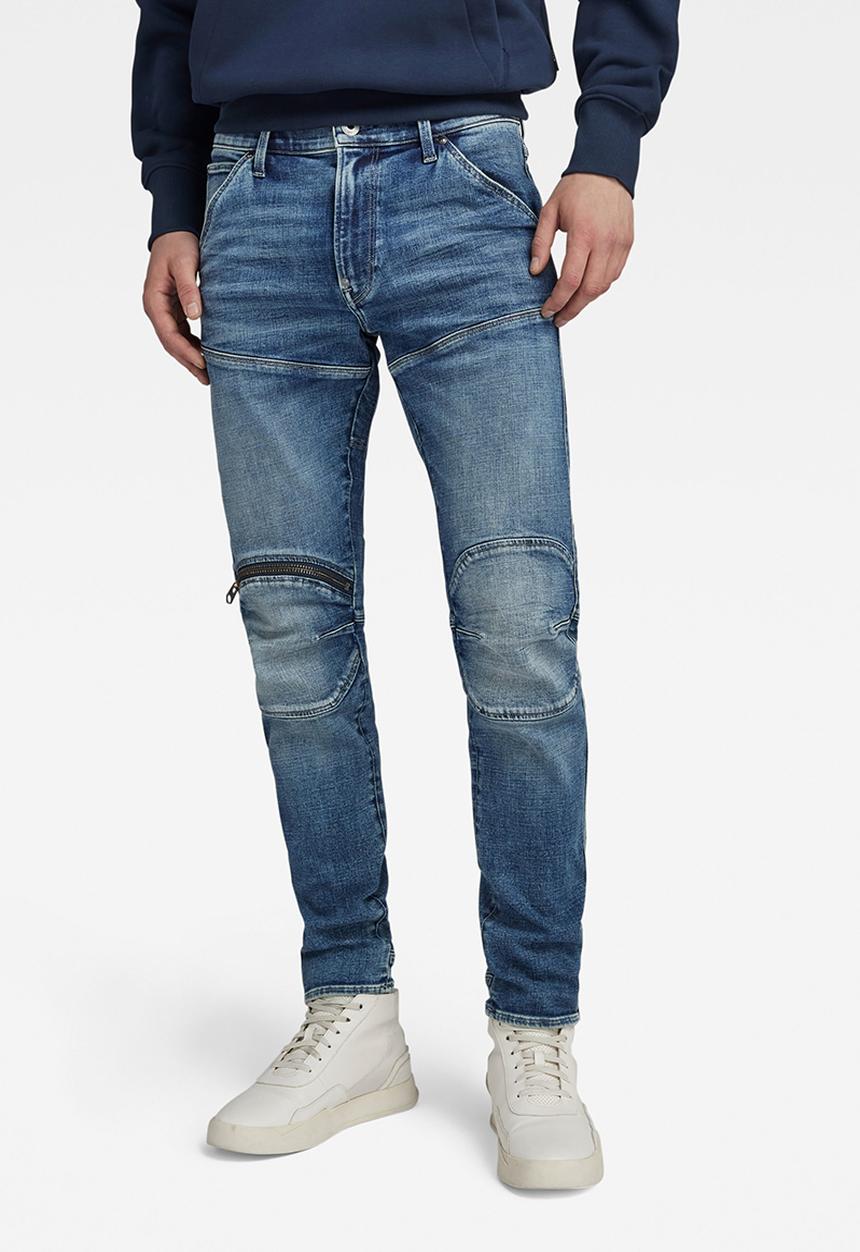 G-STAR - 5620 3D zip knee skinny heavy elto pure superstretch - faded cascade