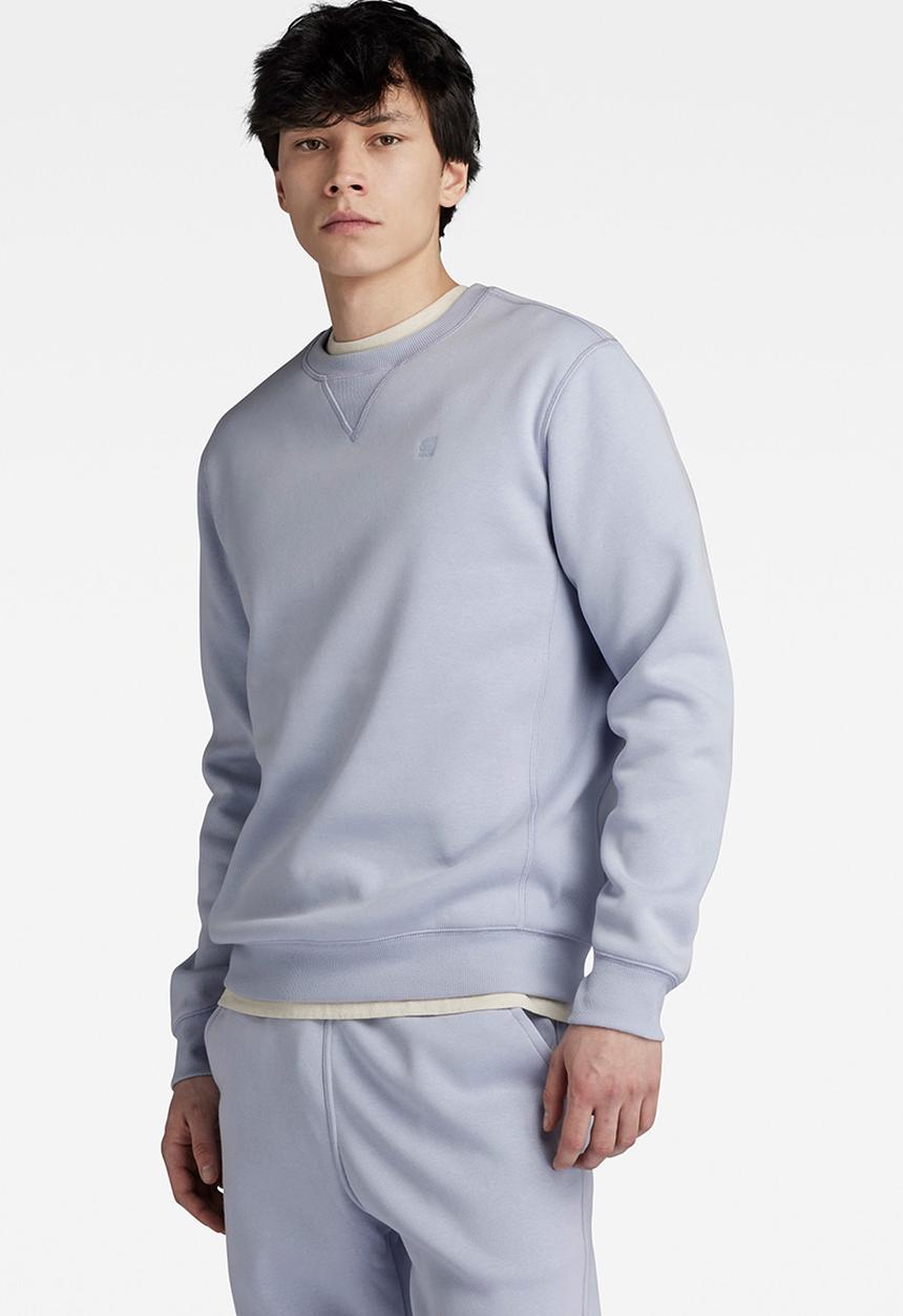 G-STAR - Premium core r sw l\s Pacior sweat r - icelandic blue