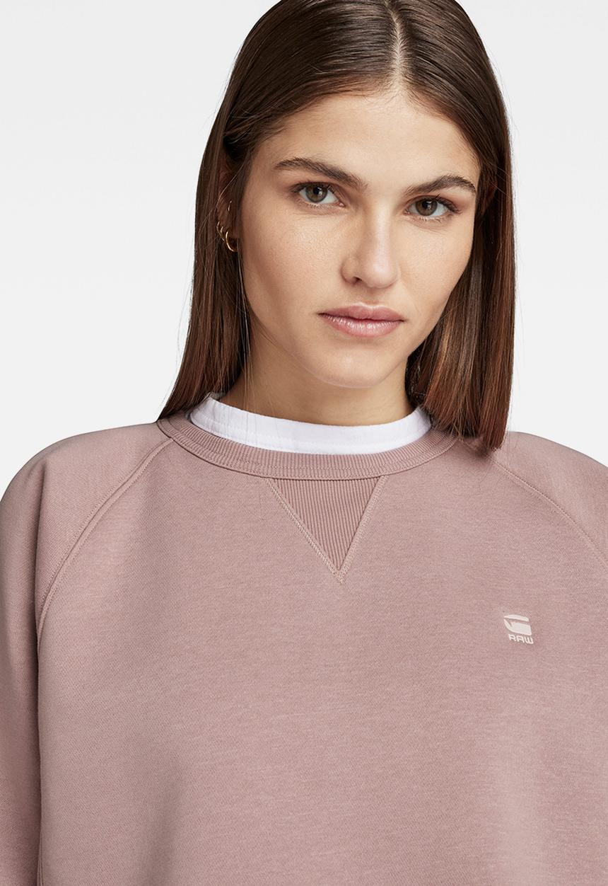 G-STAR - Premium core 2.0 r sw wmn - lt berry mist