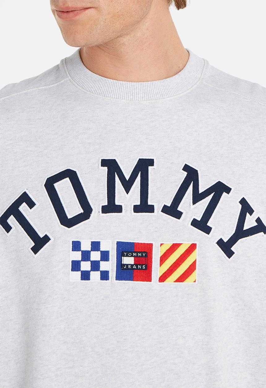 Tommy Hilfiger - Tjm boxy cb archive crew - light grey
