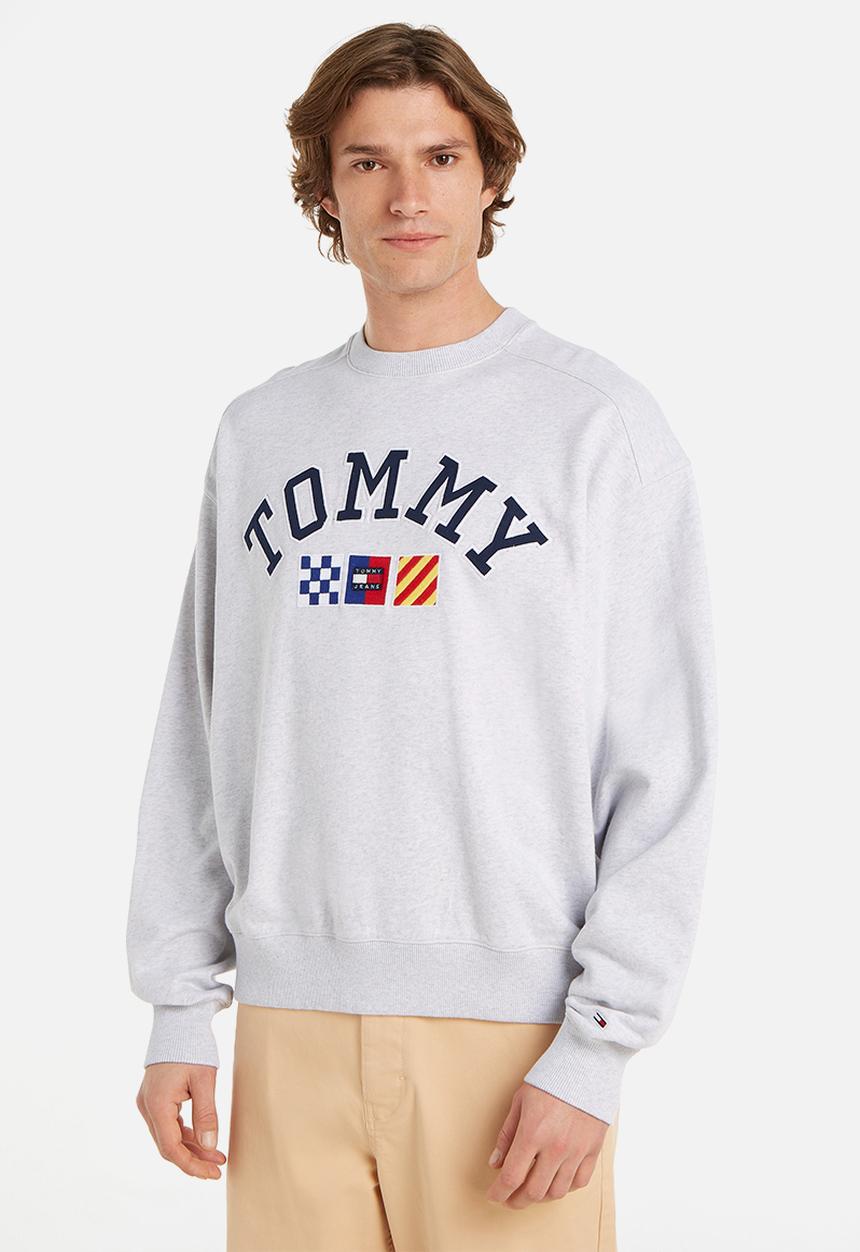 Tommy Hilfiger - Tjm boxy cb archive crew - light grey