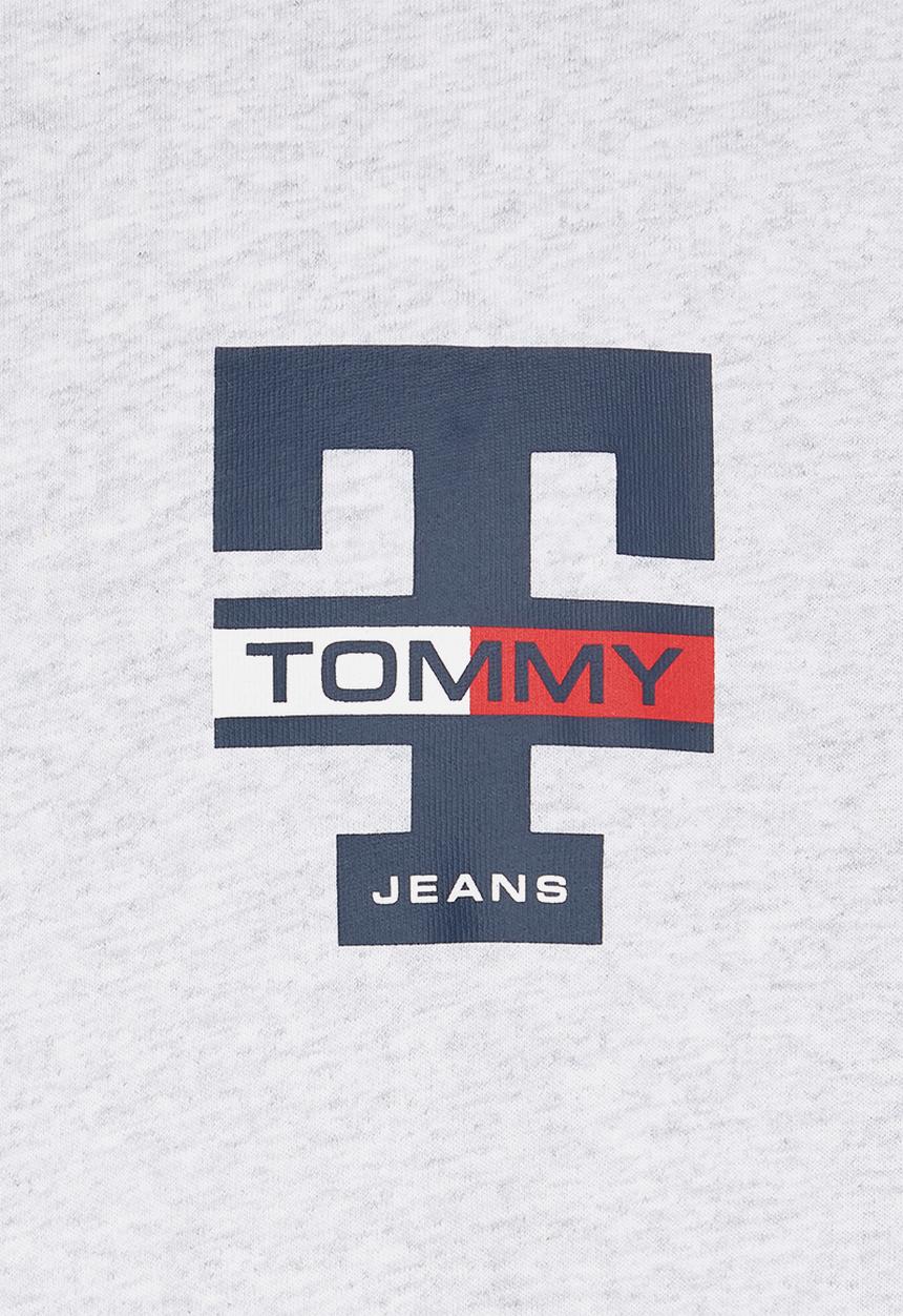 Tommy Hilfiger - Tjm classic rwb letterman tee - grey