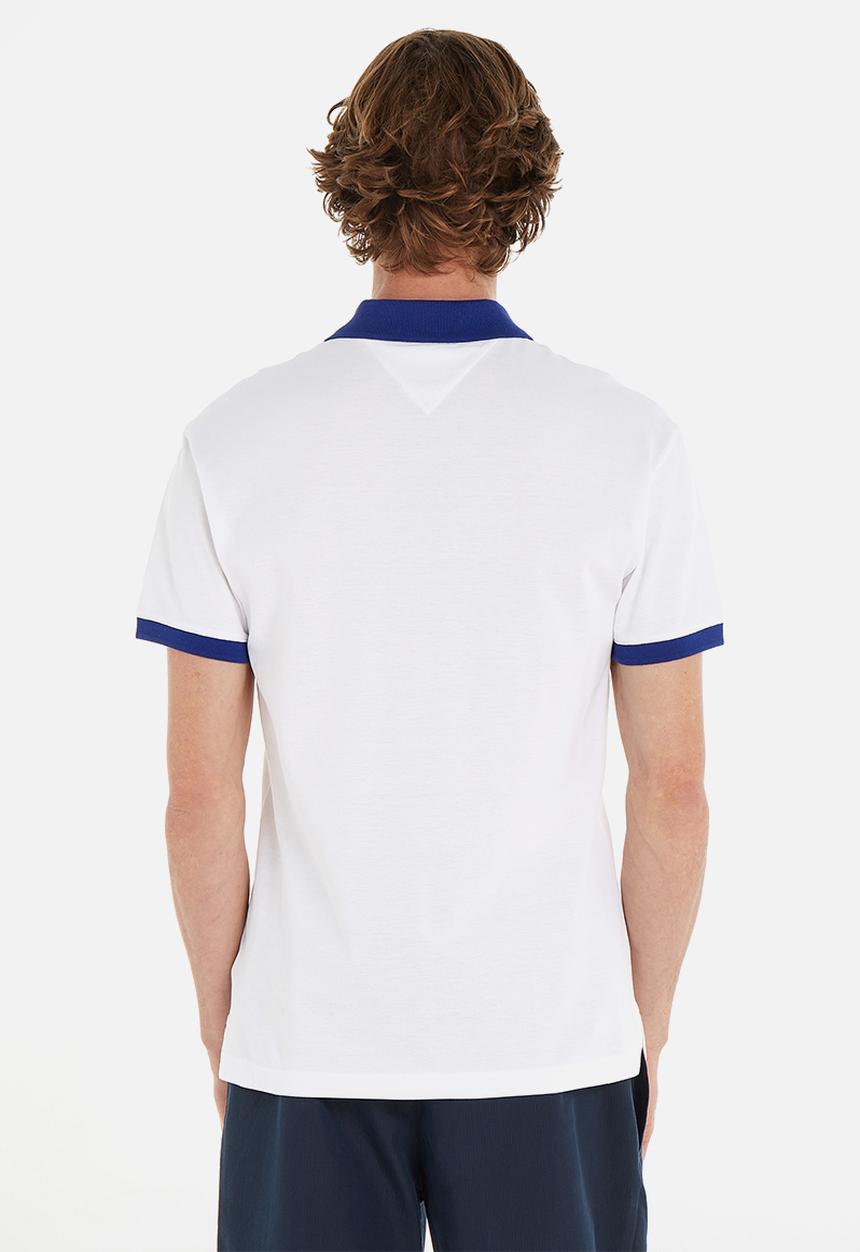Tommy Hilfiger - Tjm classic contrast tj NY polo - white