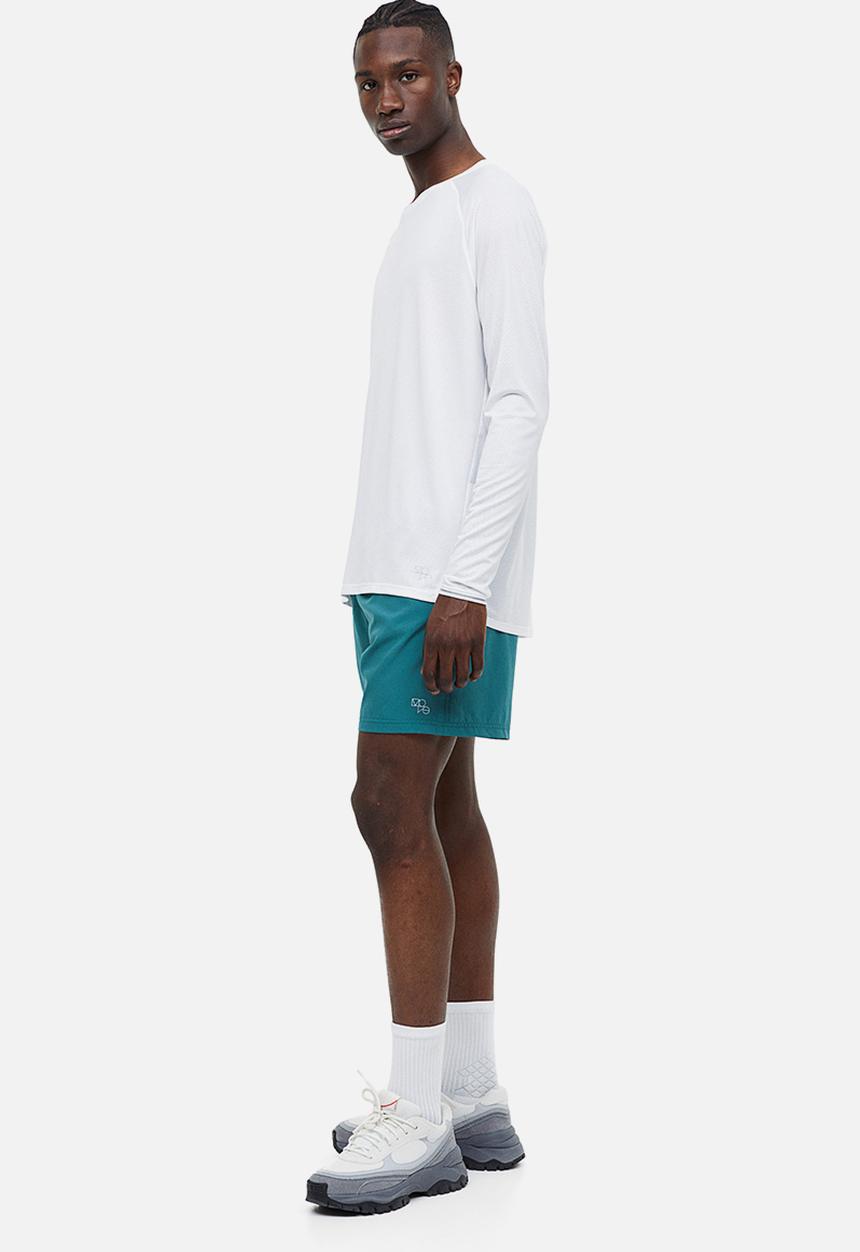 H&M - Drymove™ woven sports shorts with pockets - teal 