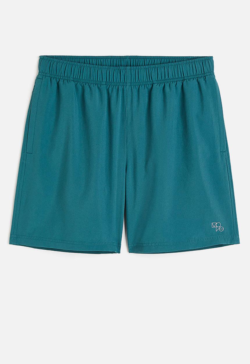 H&M - Drymove™ woven sports shorts with pockets - teal 