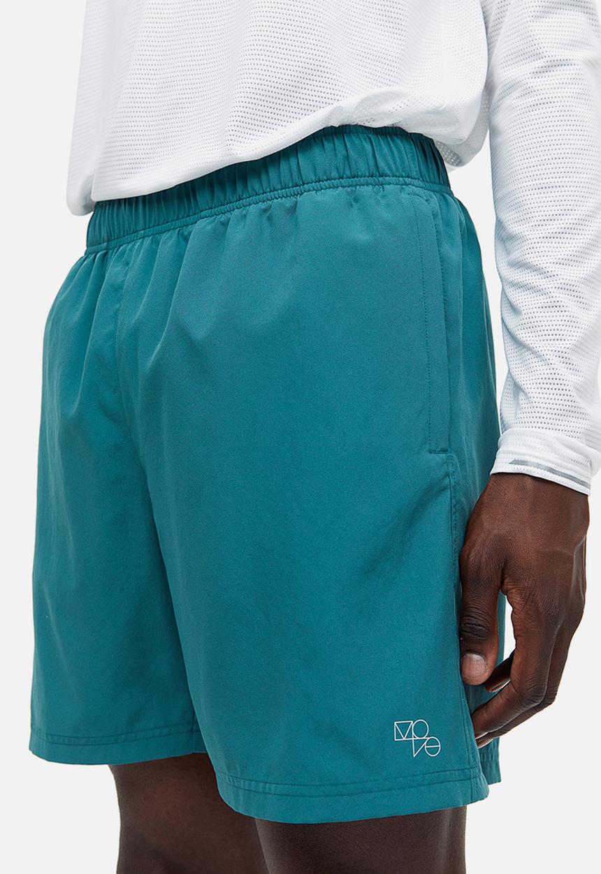 H&M - Drymove™ woven sports shorts with pockets - teal 