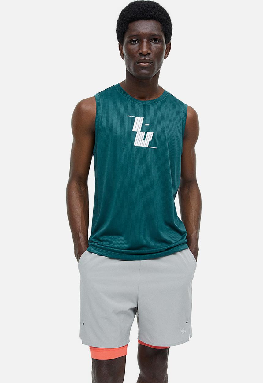 H&M - Drymove™ running vest top - dark turquoise develop 