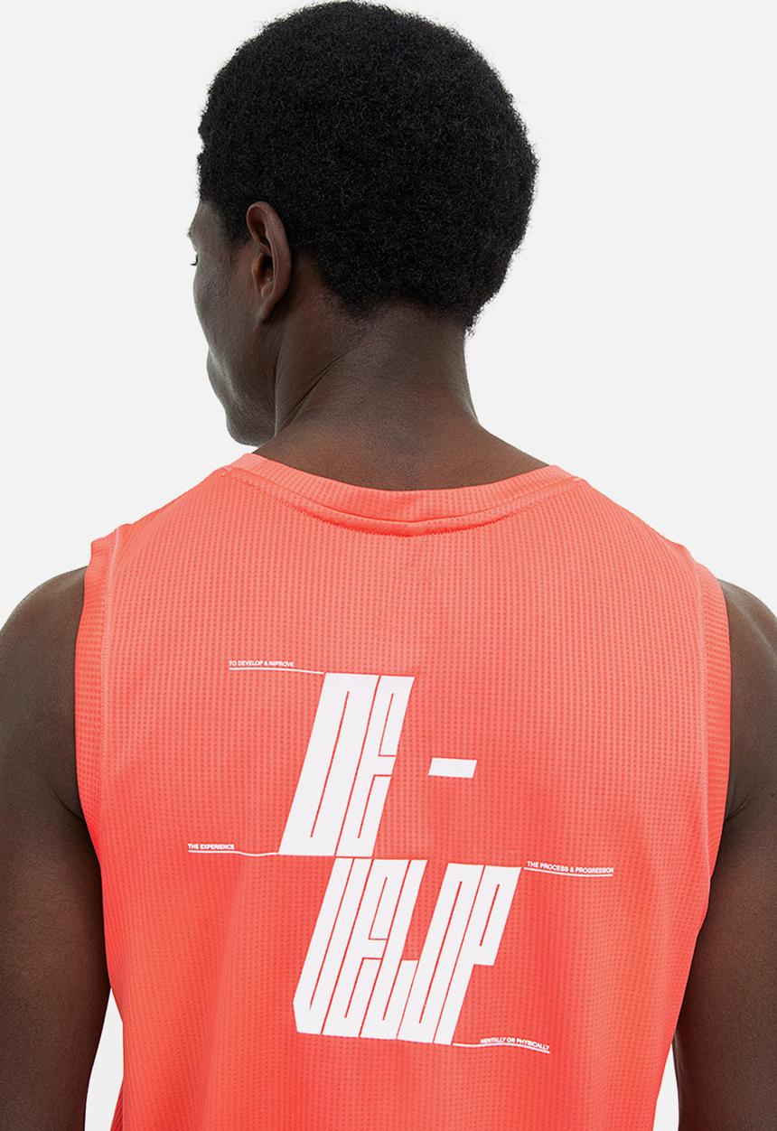 H&M - Drymove™ running vest top - coral develop