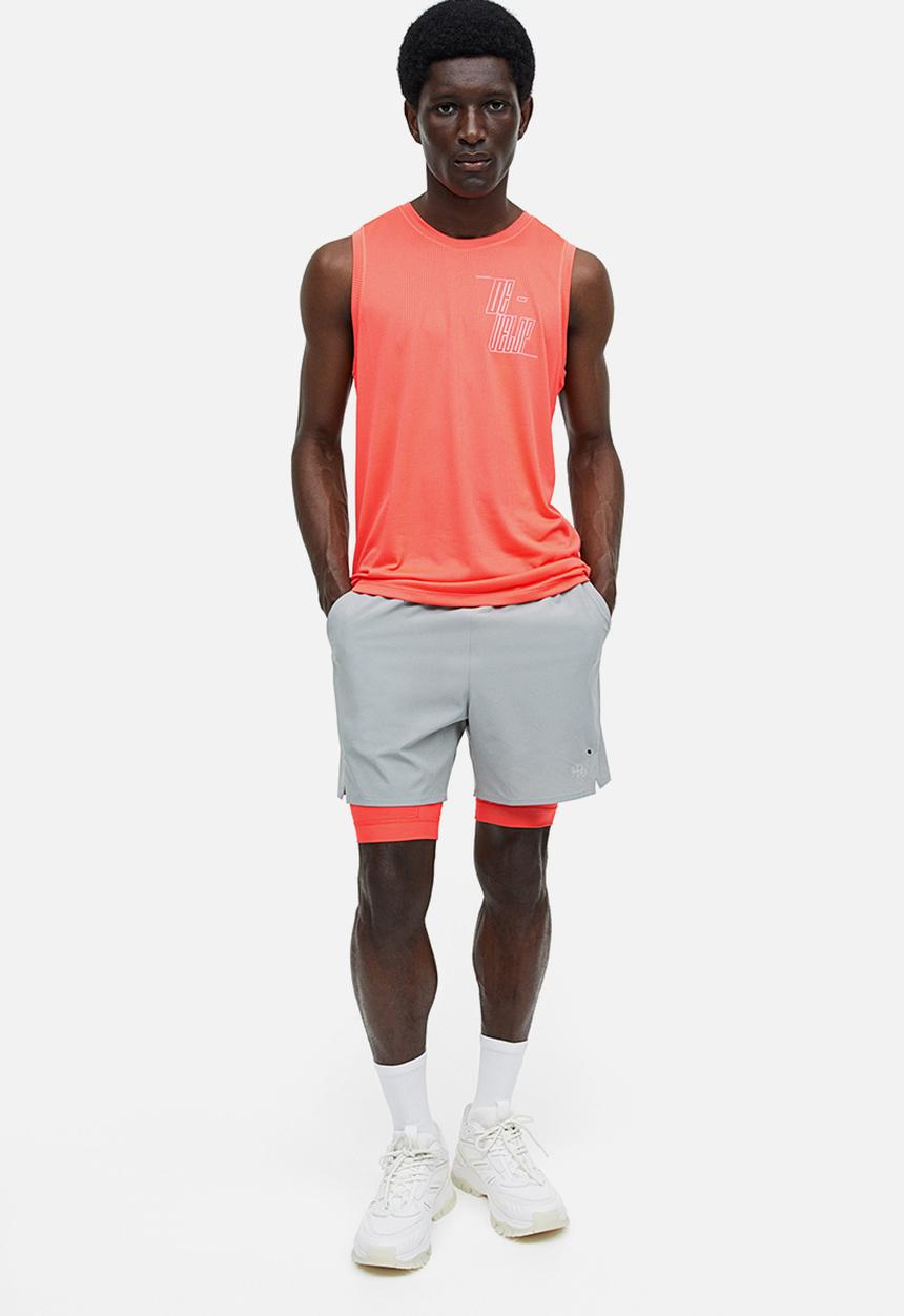 H&M - Drymove™ running vest top - coral develop