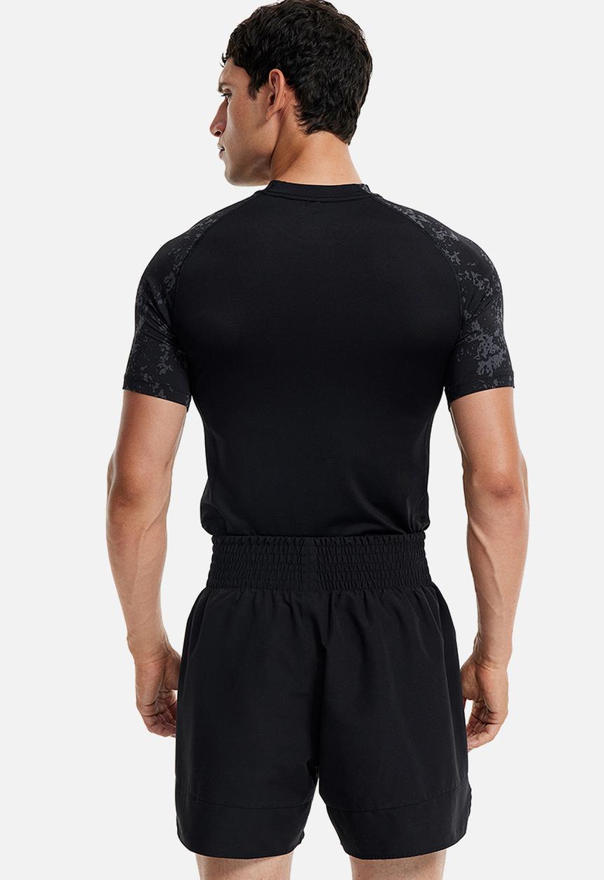 H&M - Drymove™ sports T-shirt - dark grey patterned