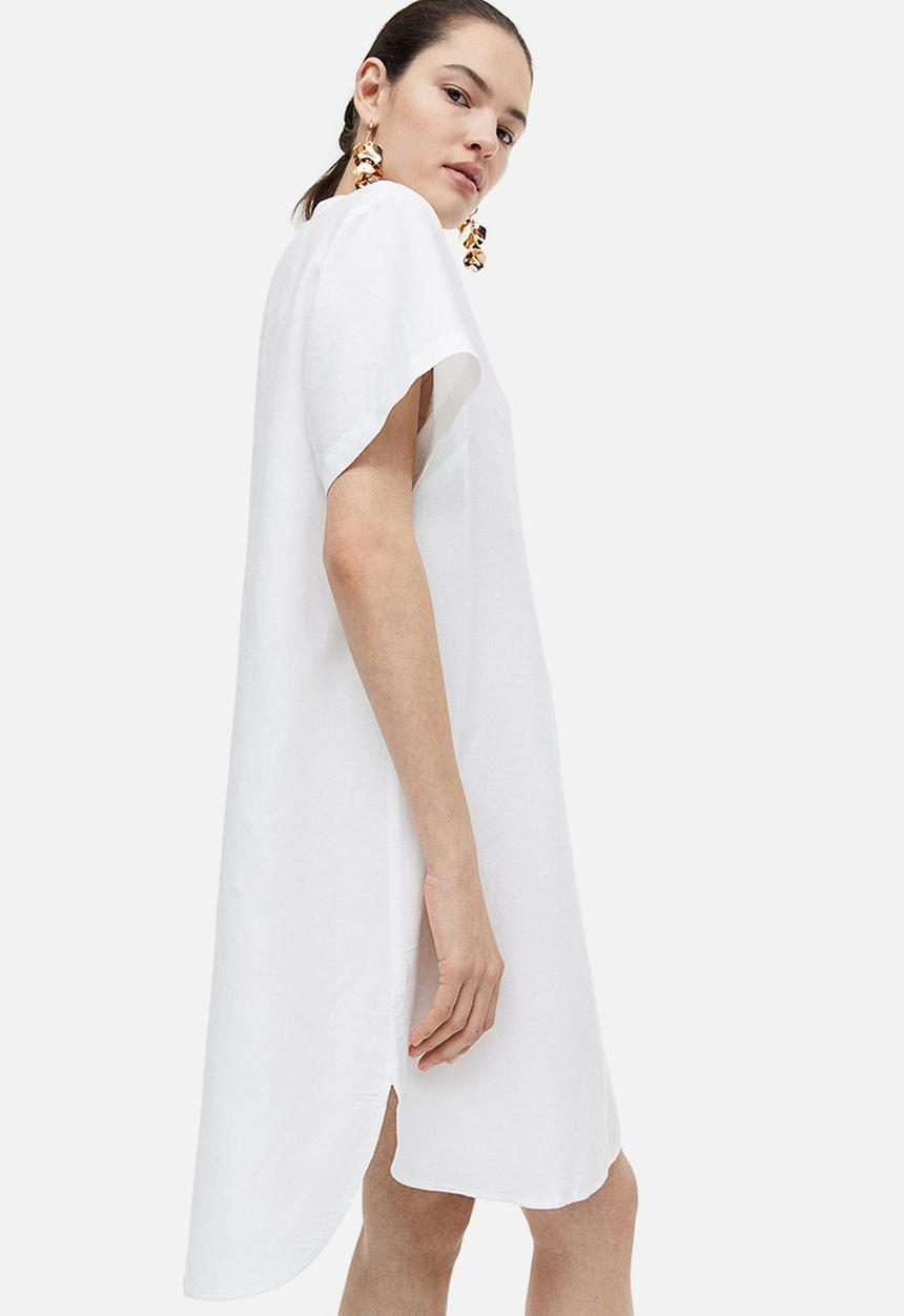 H&M - V-neck tunic - white