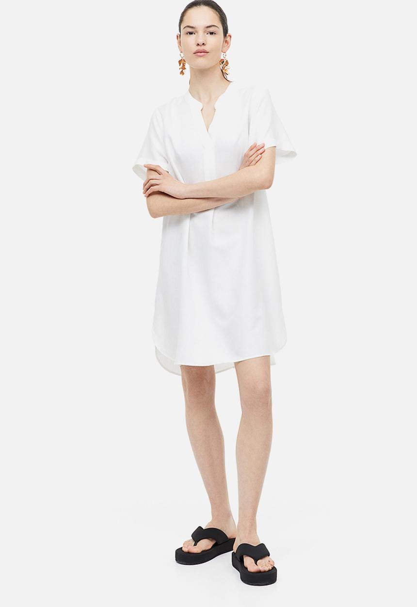 H&M - V-neck tunic - white