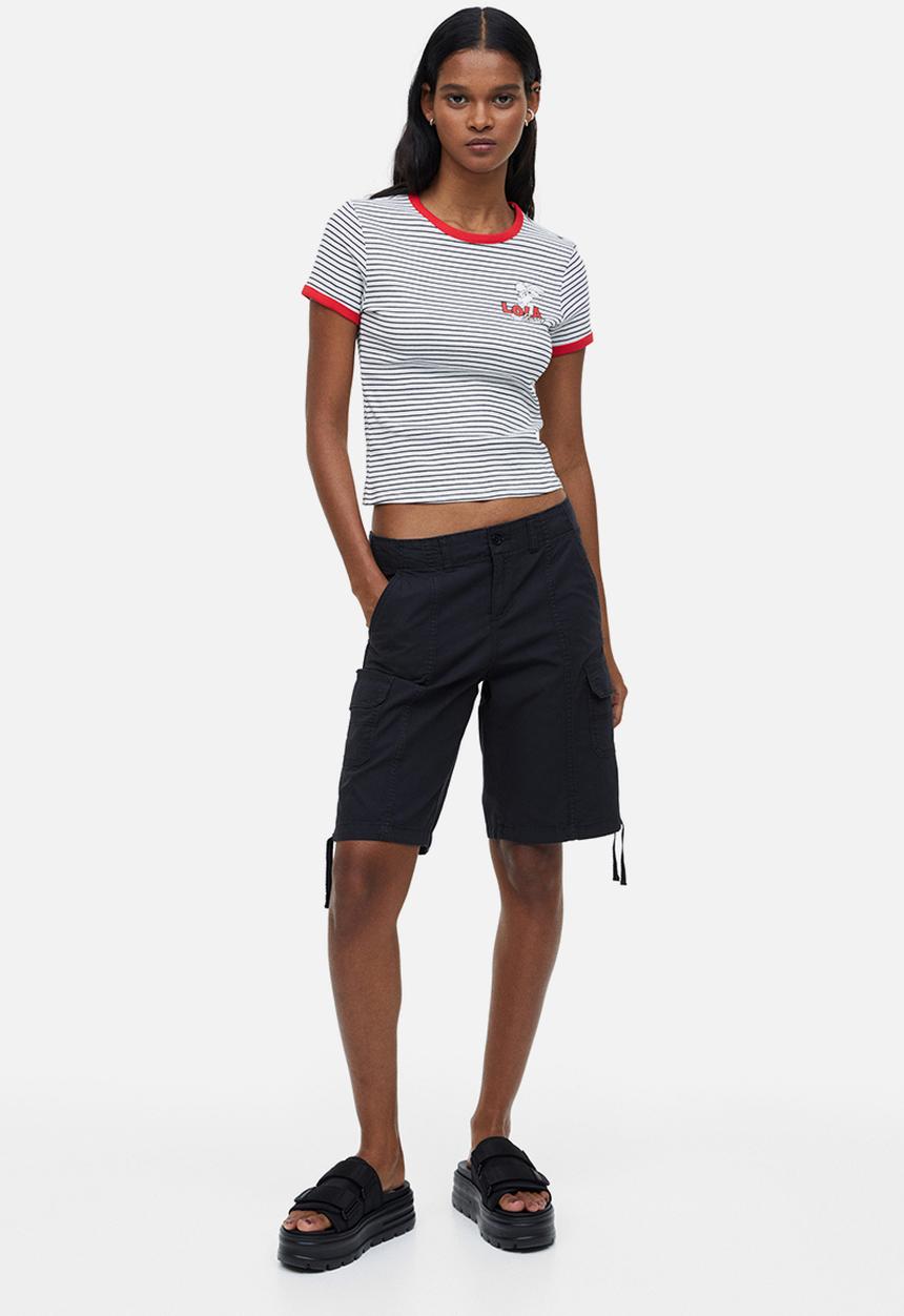 H&M - Printed T-shirt - white looney tunes