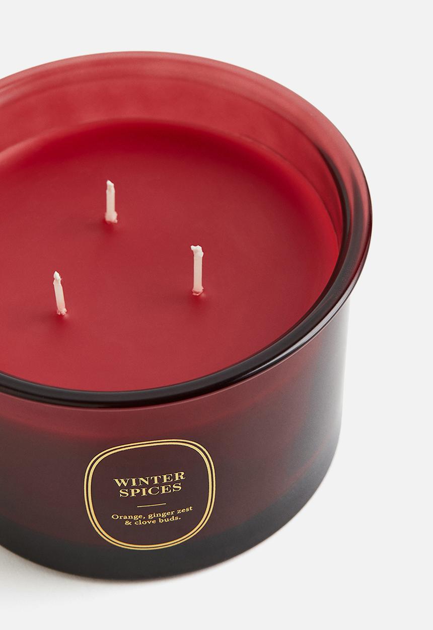 H&M - Scented candle - red/winter spices