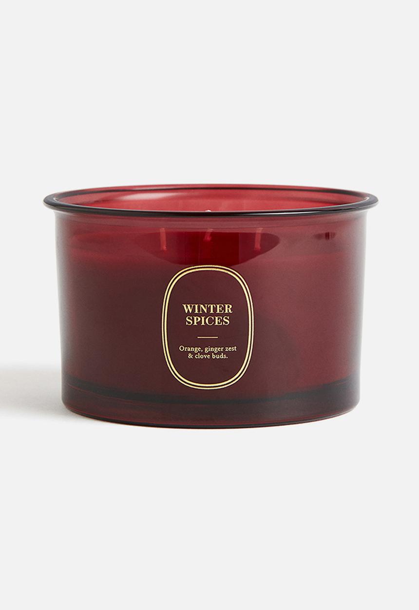 H&M - Scented candle - red/winter spices
