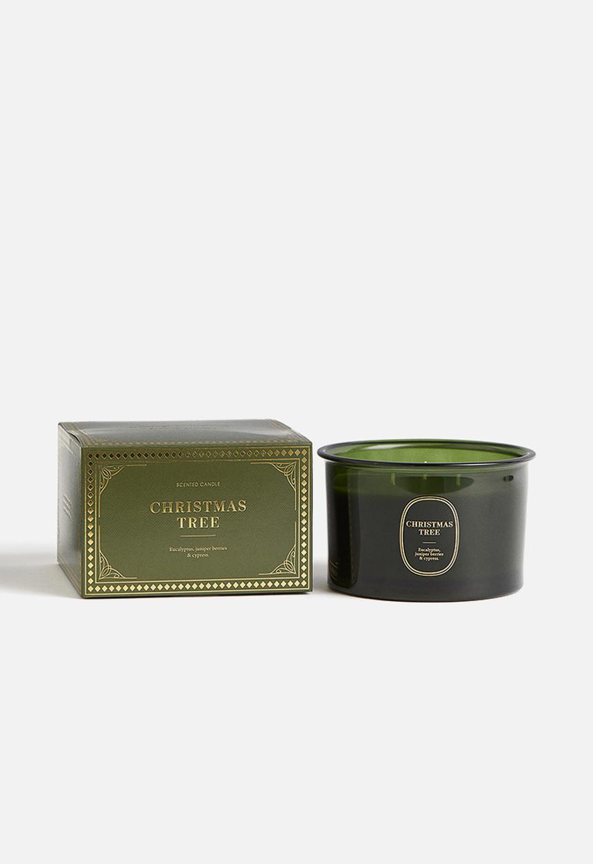 H&M - Scented candle - green/christmas tree