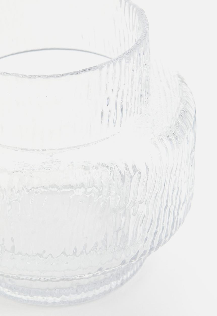 H&M - Glass vase - transparent
