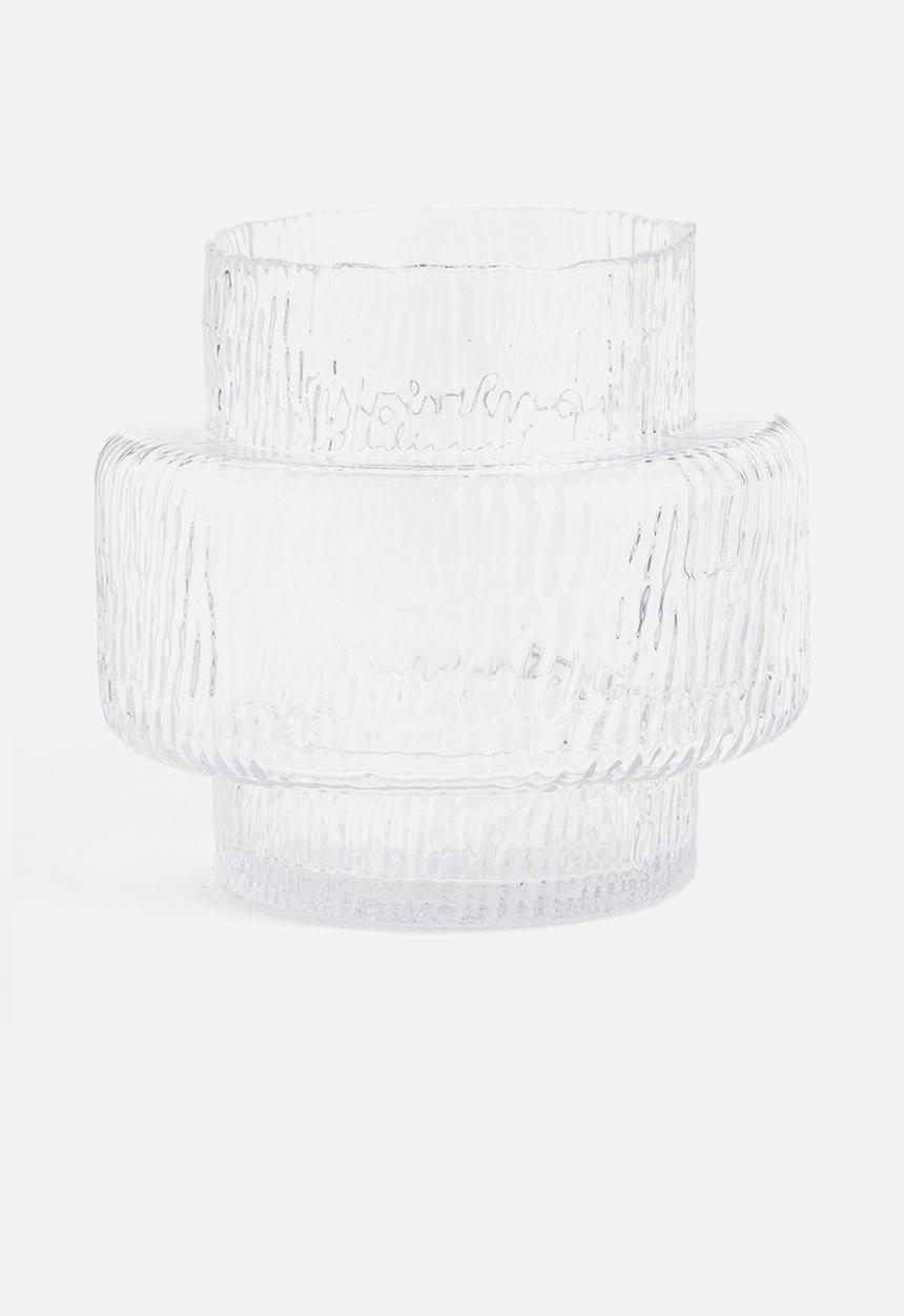 H&M - Glass vase - transparent