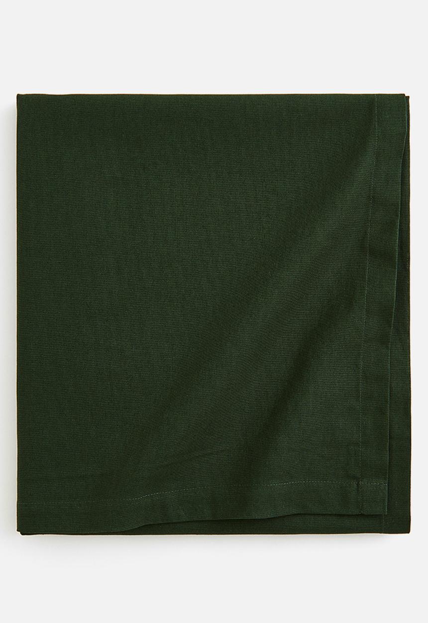 H&M - Cotton tablecloth - green