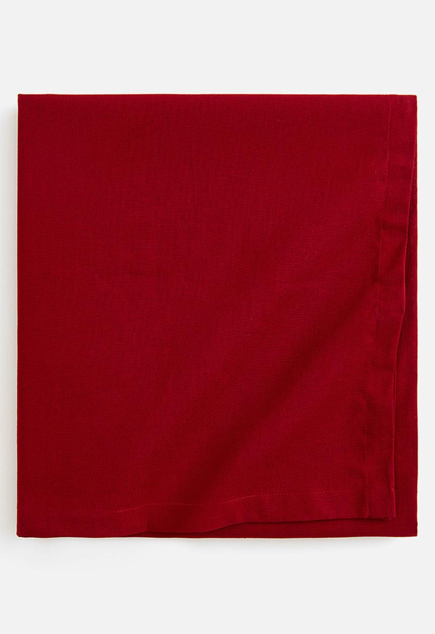 H&M - Cotton tablecloth - red