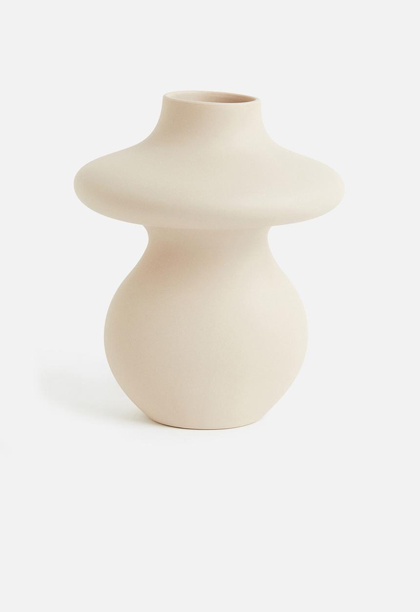 H&M - Large stoneware vase - beige