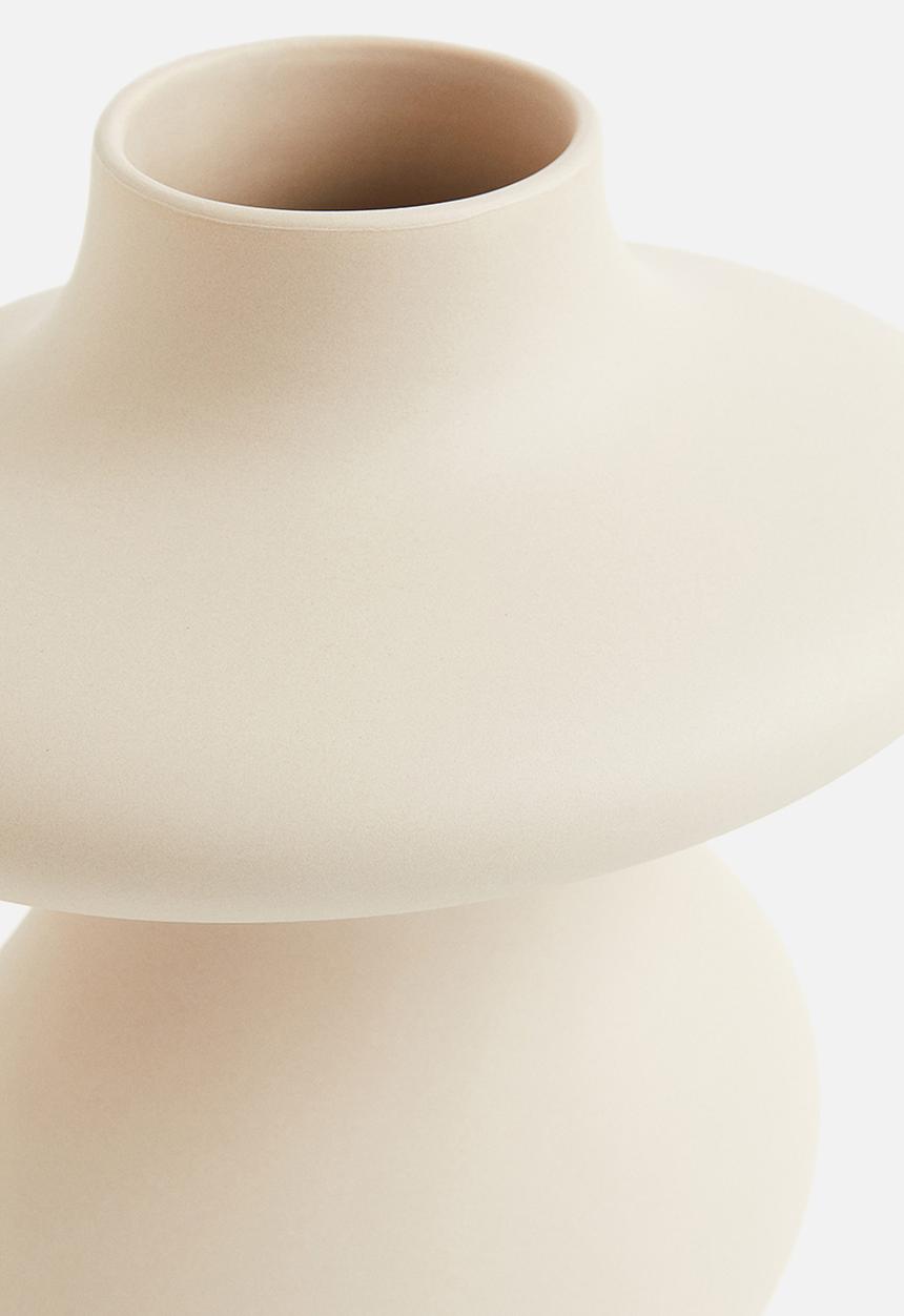 H&M - Large stoneware vase - beige