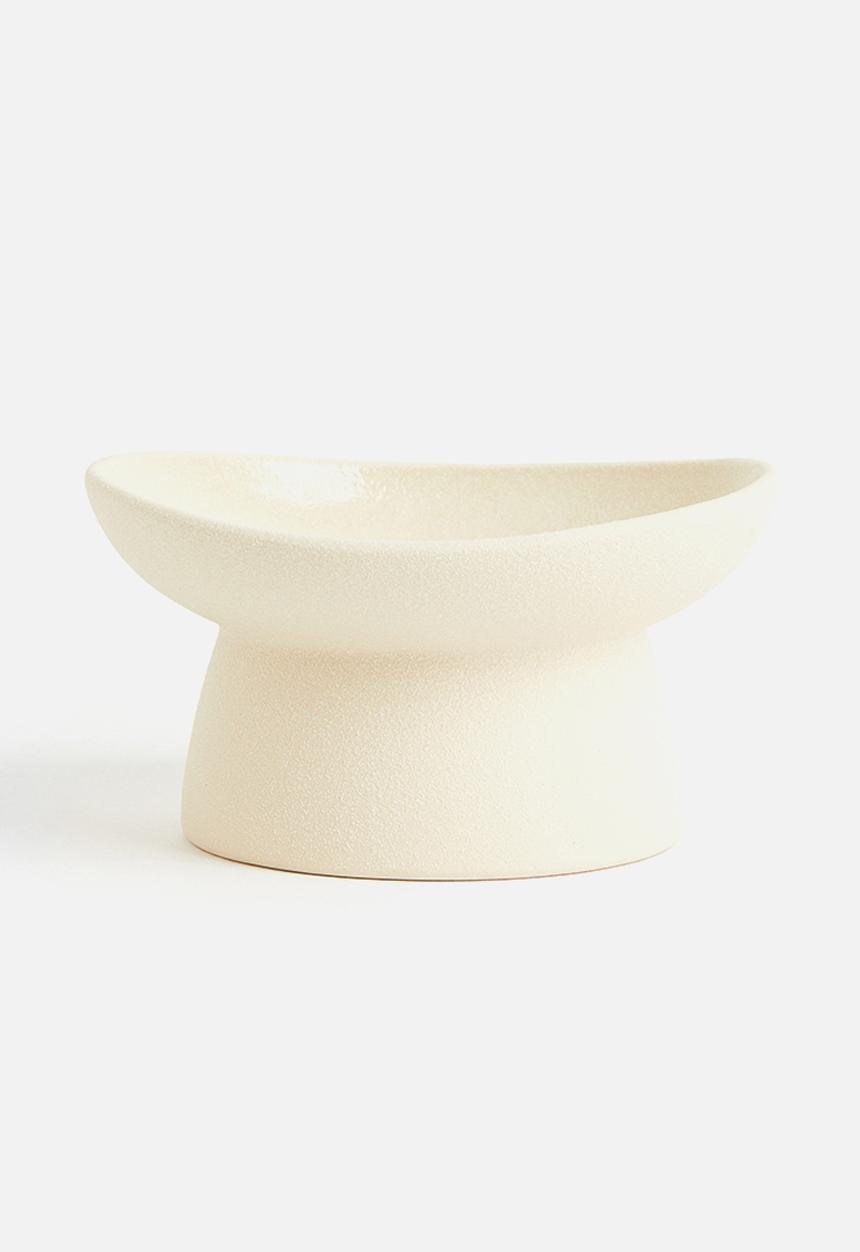 H&M - Scented candle in stoneware holder - white