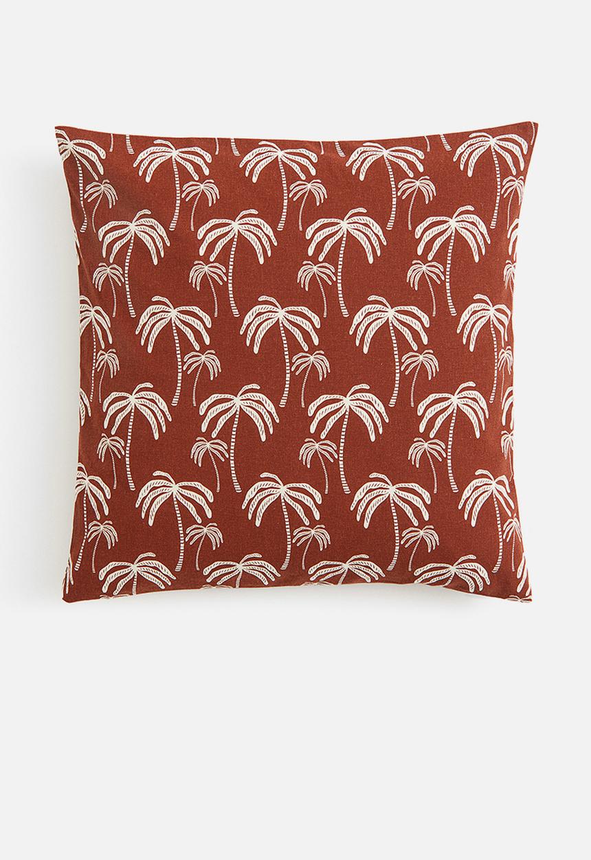 H&M - Patterned cushion cover - brown