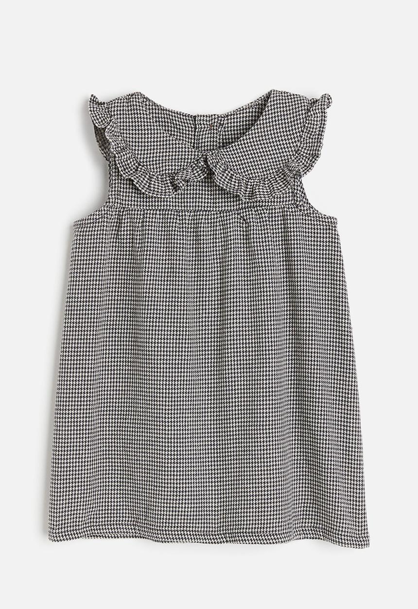 H&M - Collared twill dress - grey