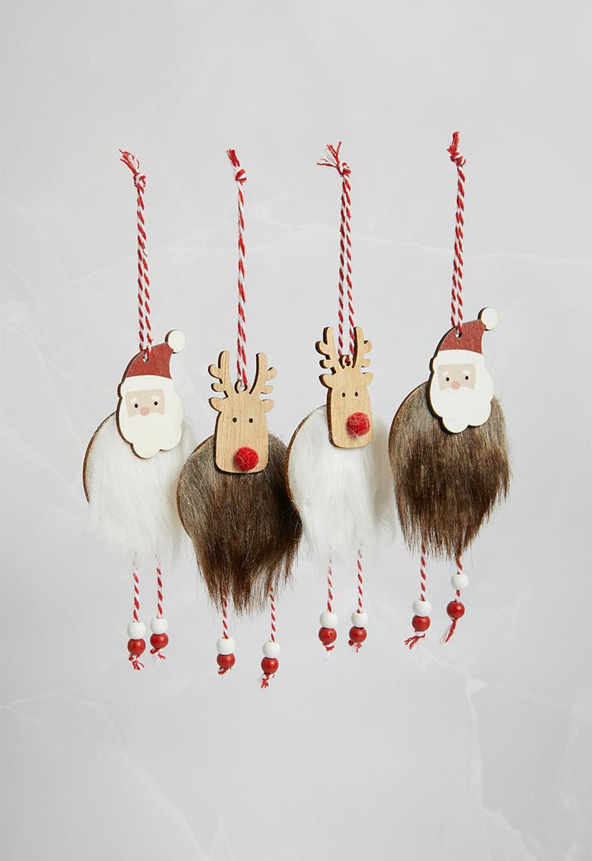 H&S - Santa Hanging Deco - multi