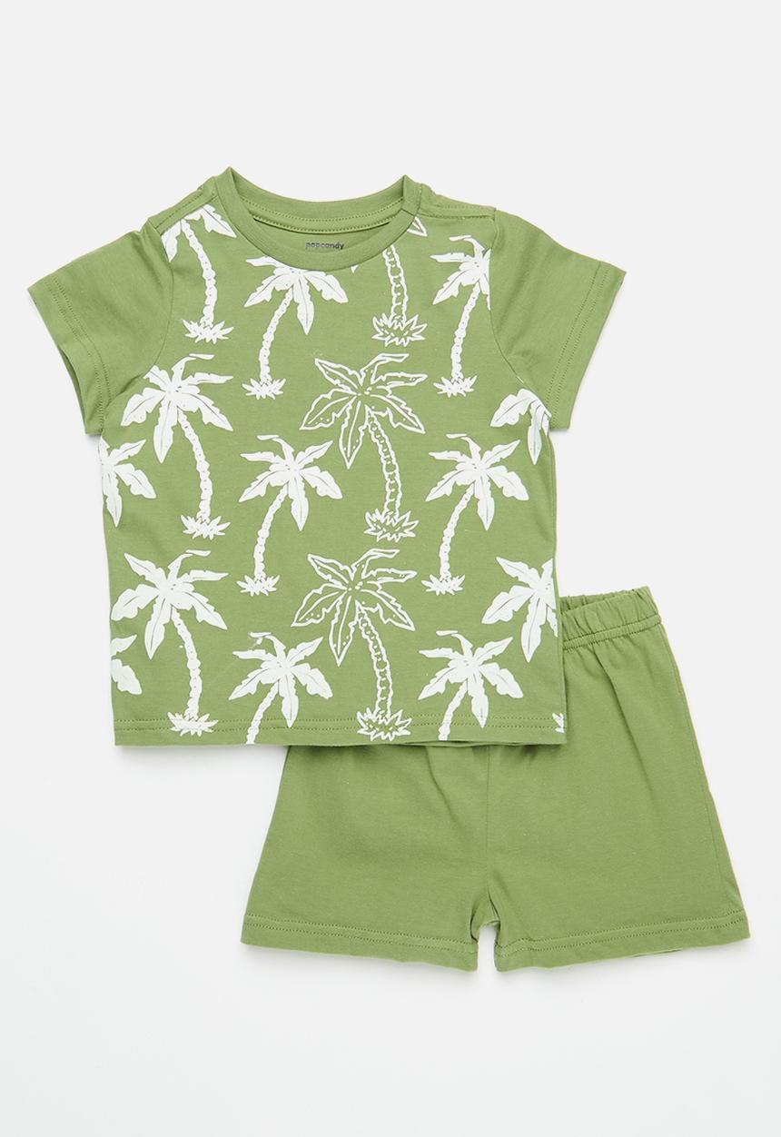 Pop Candy - Summer pj set - light sage