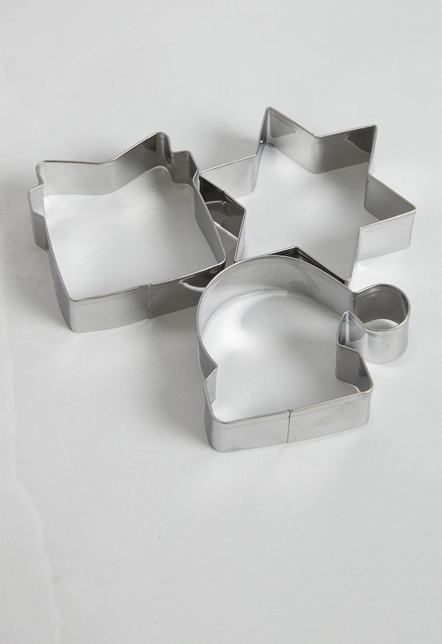 H&S - Xmas tree cookie set - red