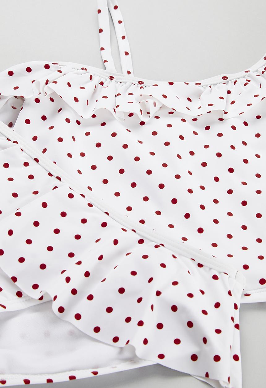 Pop Candy - Polka dot bikini set - red & white 