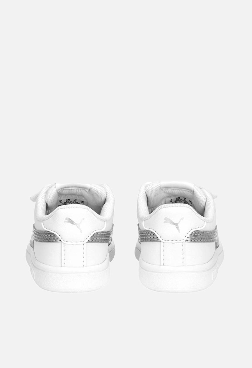 PUMA - Puma smash v2 metallics v inf - puma white grey silver